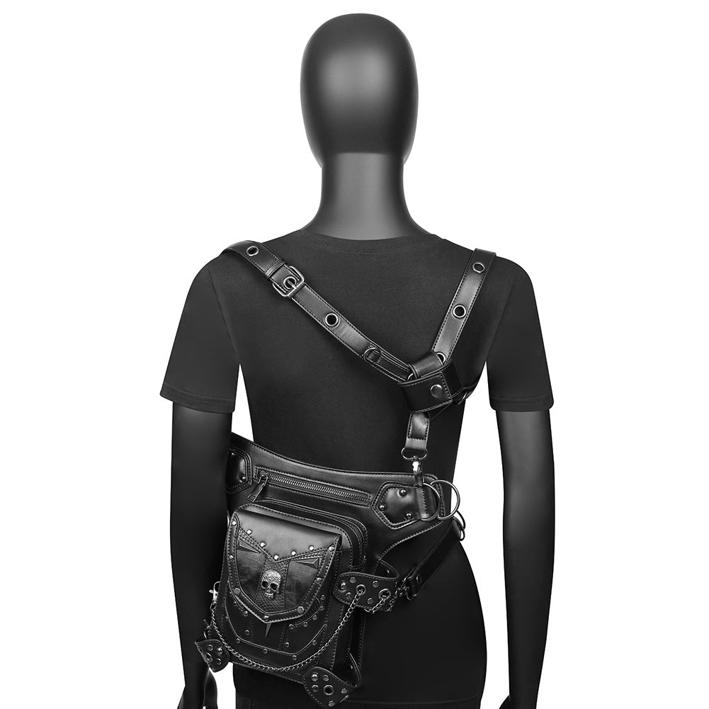 Motorrad-Tasche mit Punk-Design