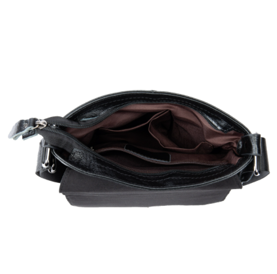 Leder Messenger Bag Hochformat – Bild 2 | LuxeStyle
