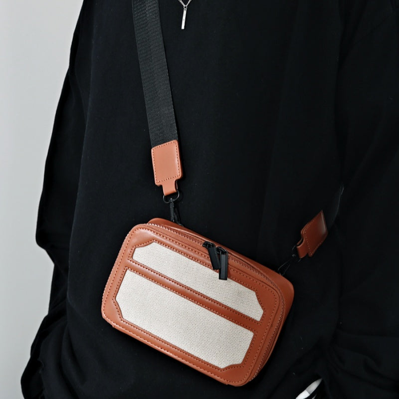 Kleine quadratische Crossbody-Tasche für Herren – Bild 2 | LuxeStyle