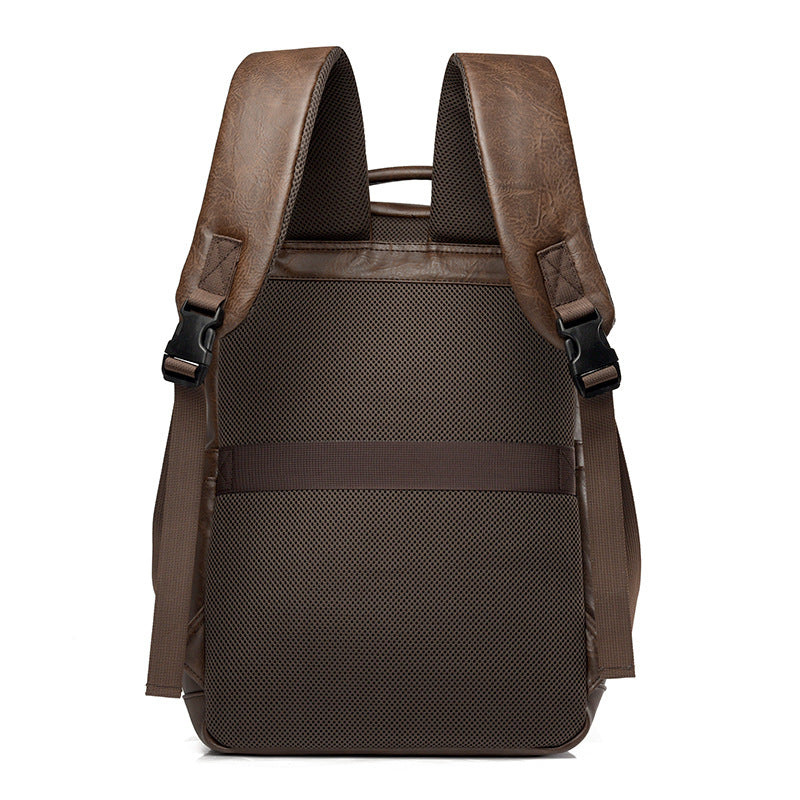 Männlicher Business-Rucksack aus PU-Leder – Bild 3 | LuxeStyle
