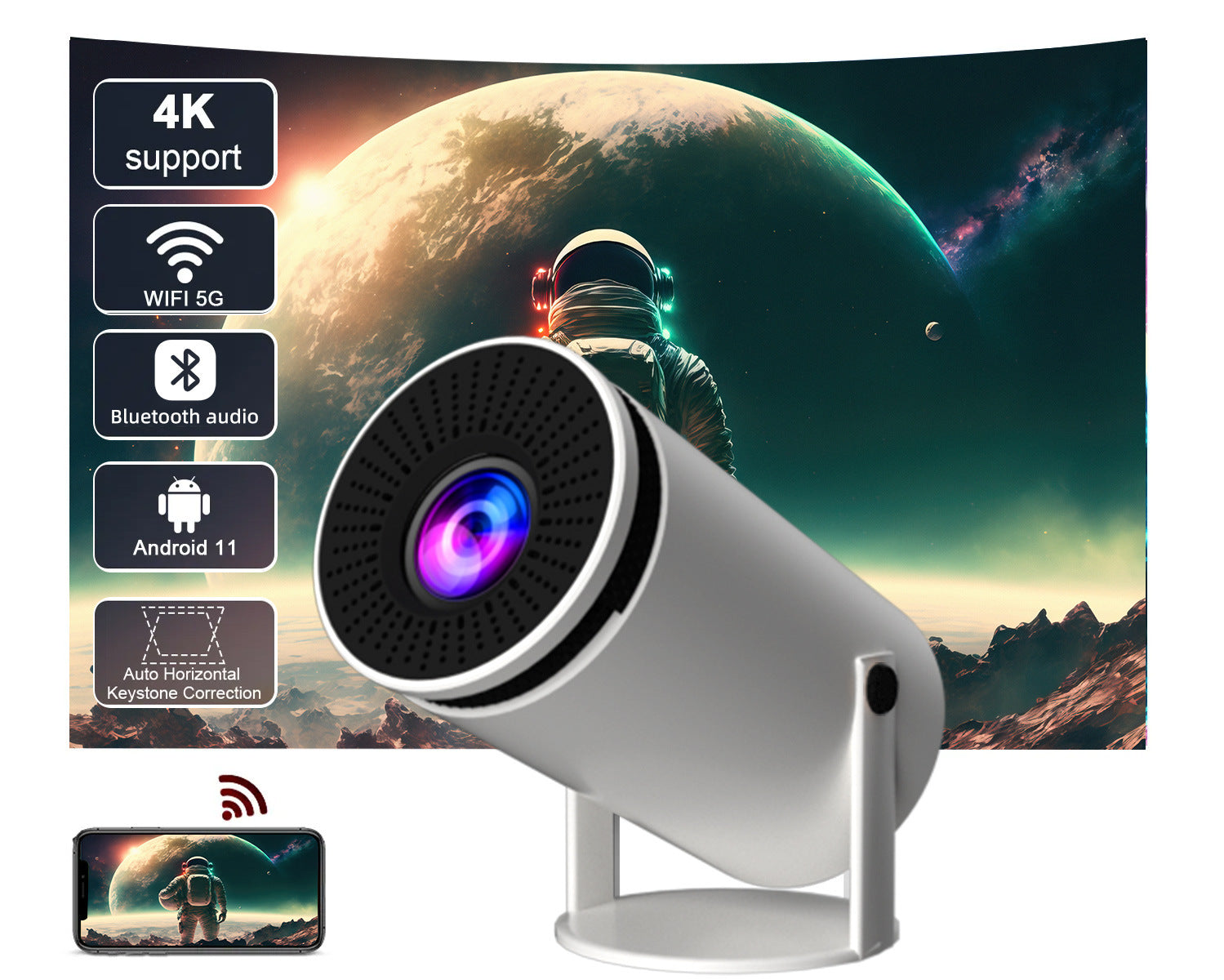 Smart HD Heimprojektor Hy300