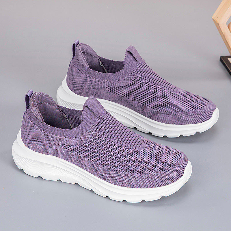 Weichsohlen-Laufschuhe Einfarbig