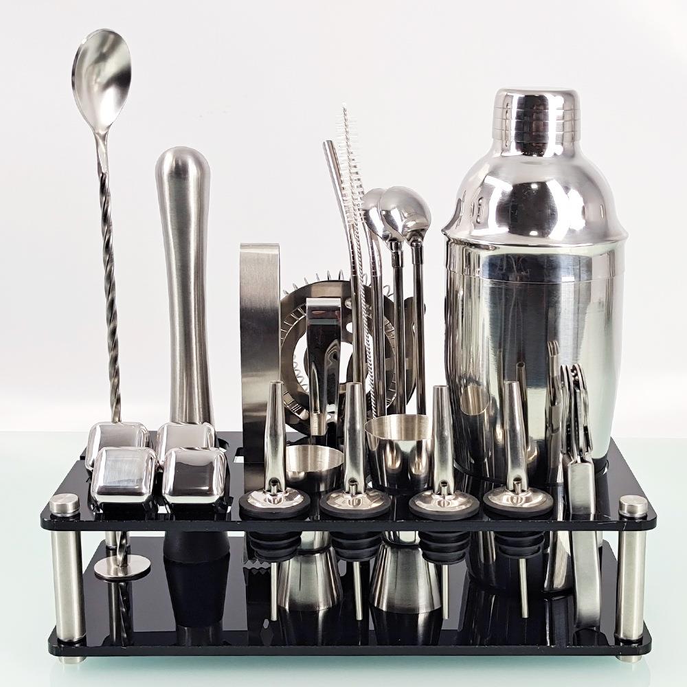 Boston Shaker Set aus Edelstahl und Acryl – Bild 4 | LuxeStyle