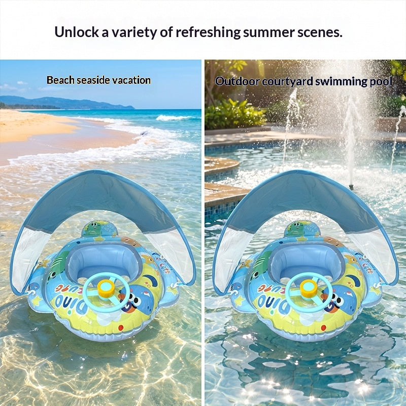 Schwimmring mit Sonnenschutz