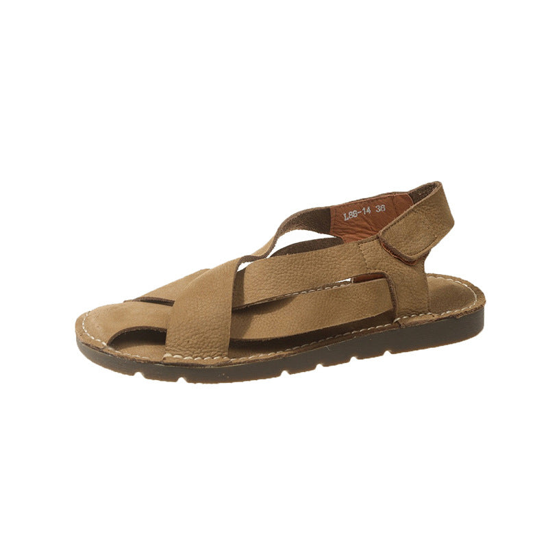 Retro-Sandalen mit Klettverschluss – Bild 2 | LuxeStyle