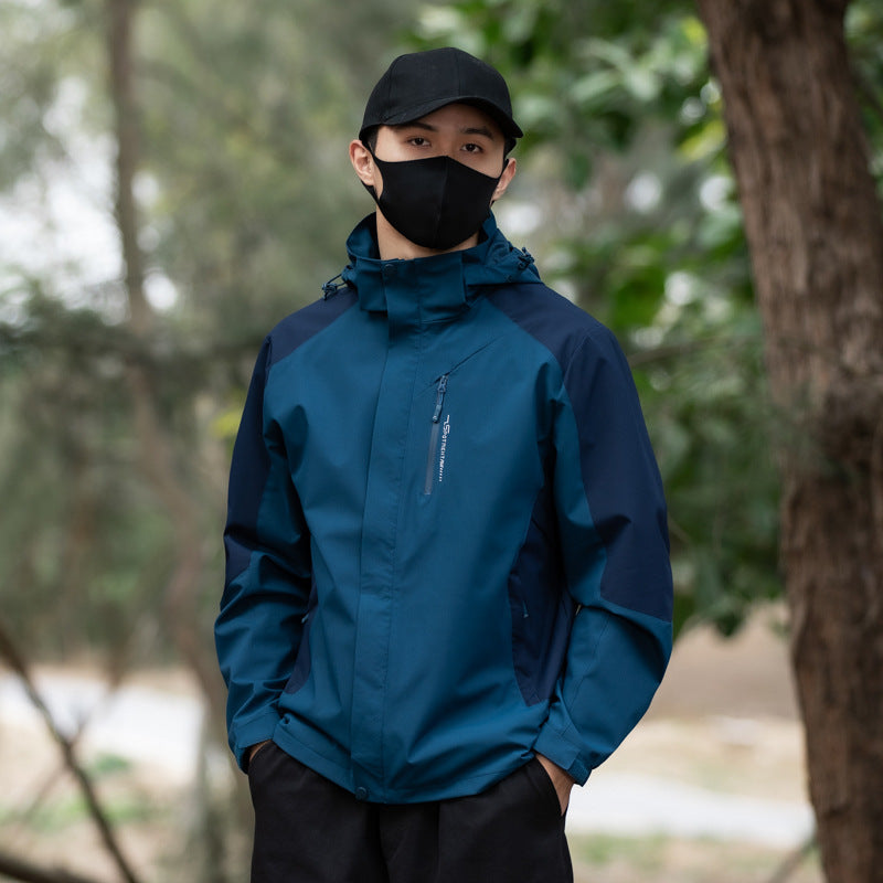 Wind- und wasserdichte Outdoor-Jacke für Herren