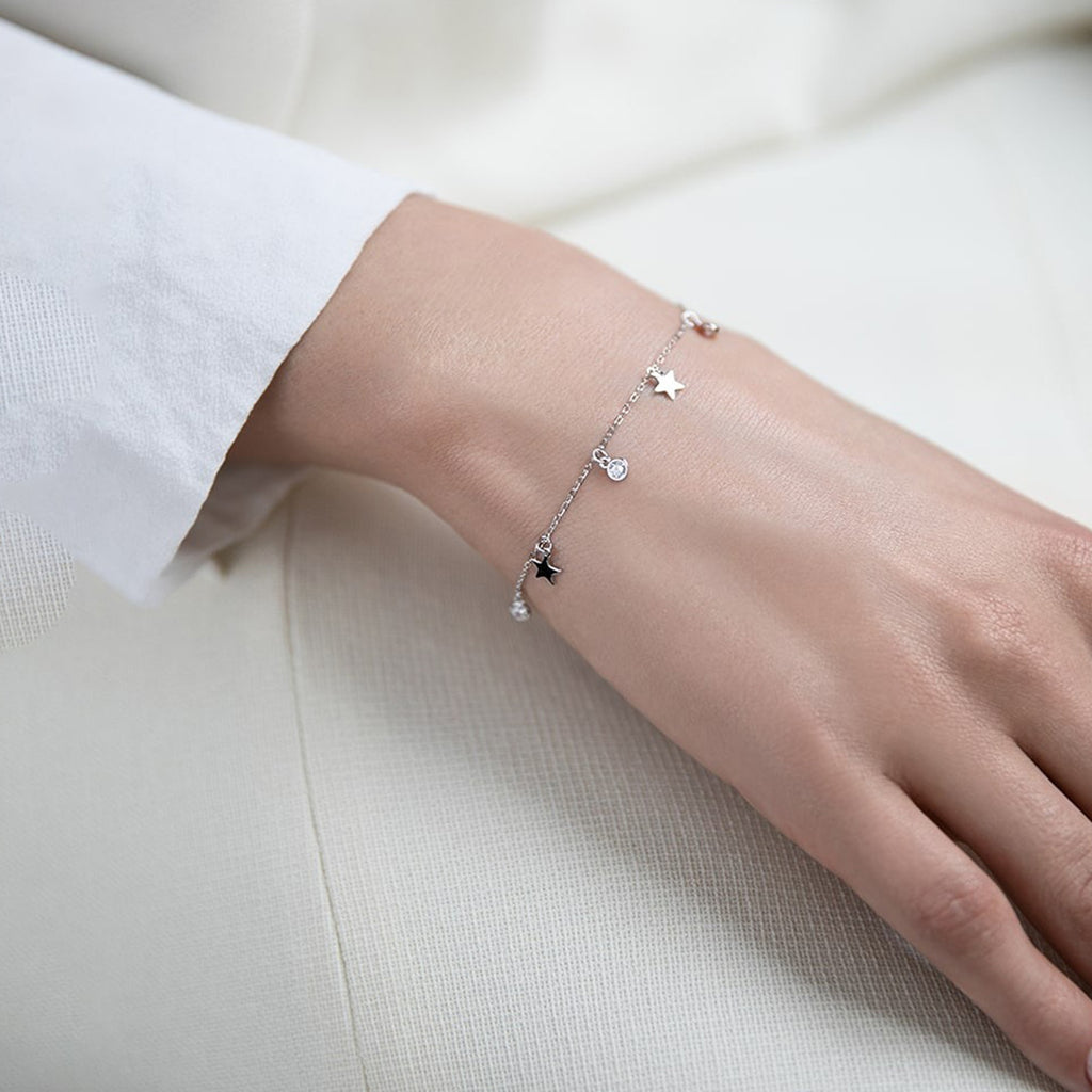 Armband mit Stern-Anhänger aus 925er Silber – Bild 4 | LuxeStyle