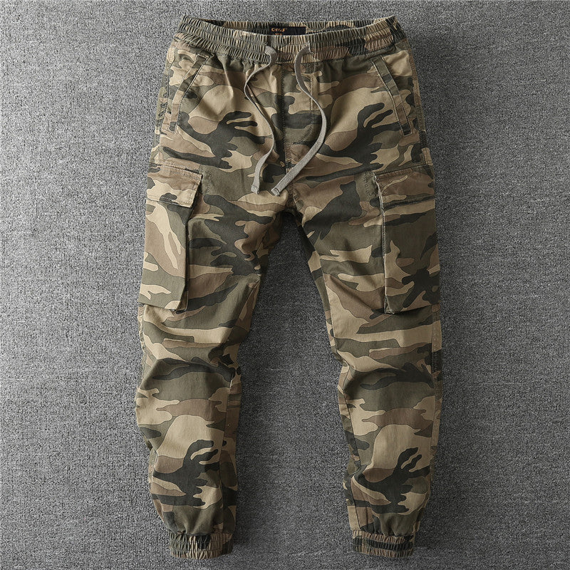 Camo Ankle-Tied Freizeithose für Herren