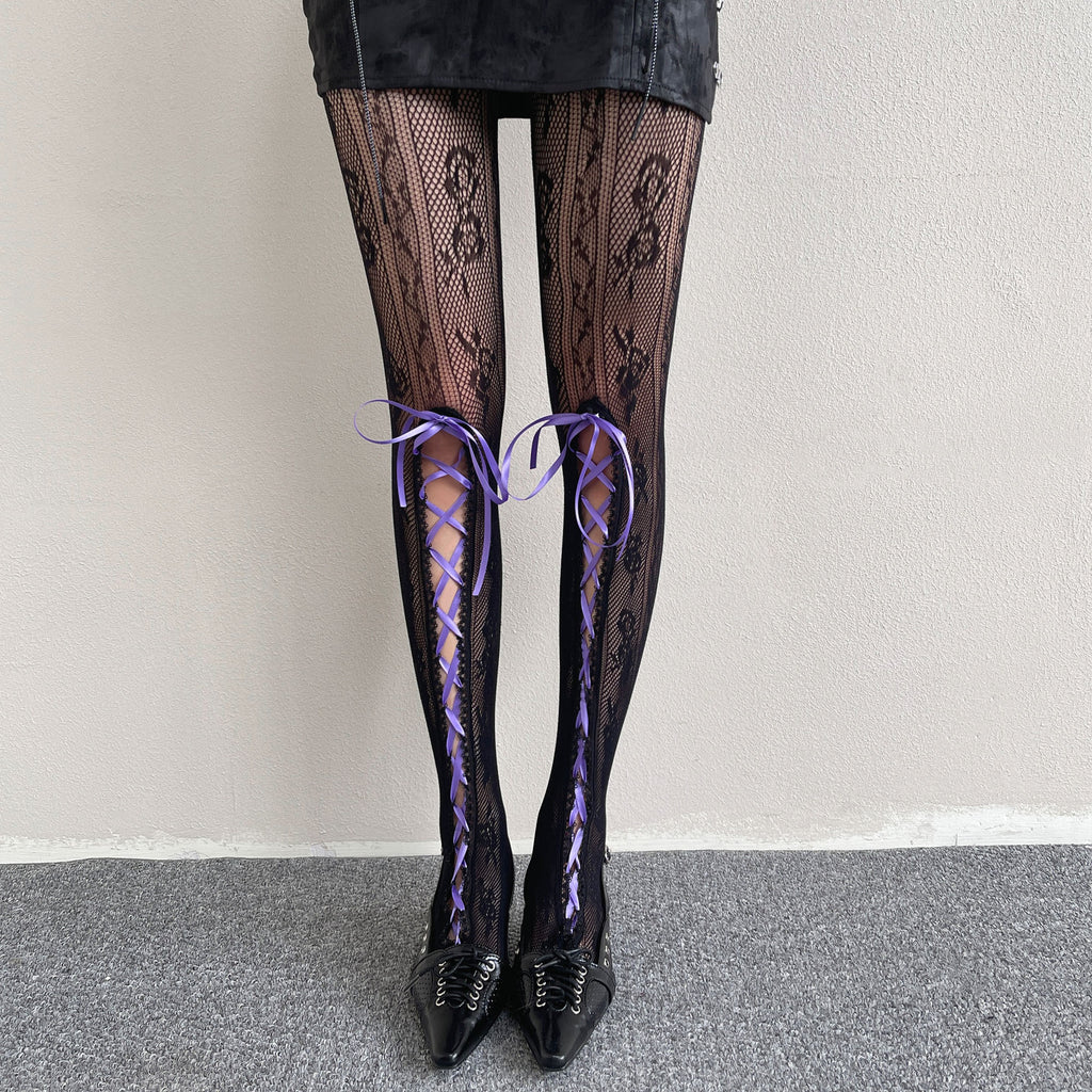 Strap Lace Sexy Pantyhose For Women