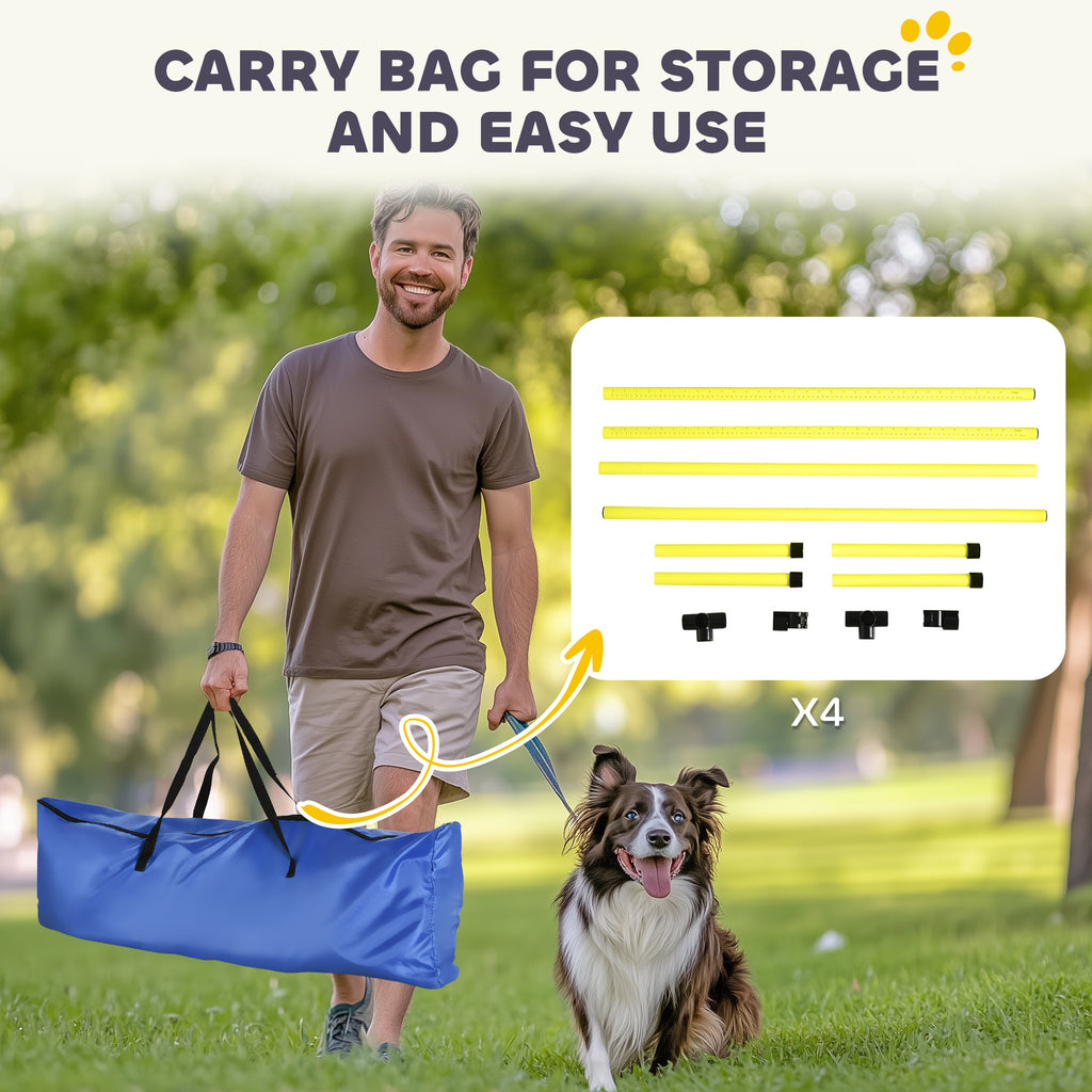 Hunde Agility Set, 4-teilig