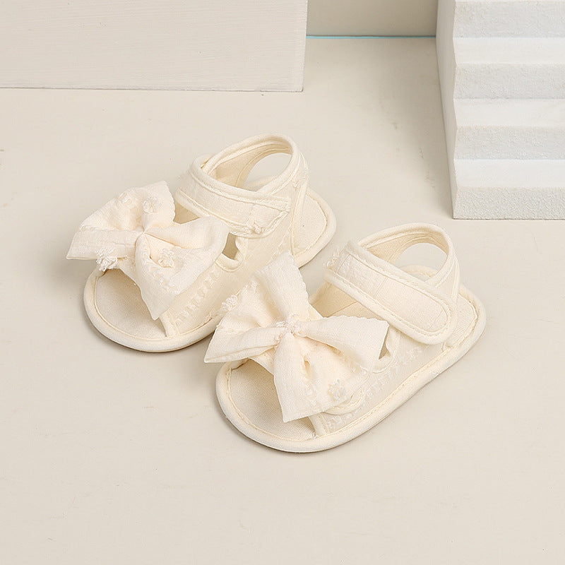Koreanische Schleifen-Sandalen für Babys – Rutschfest & Atmungsaktiv