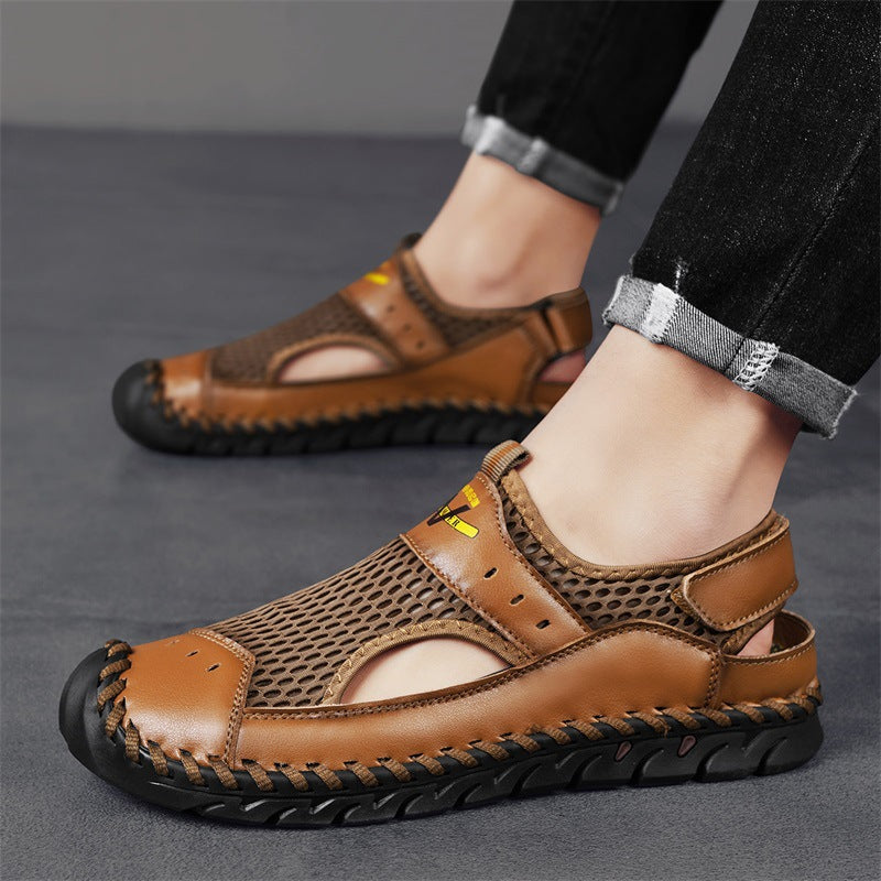 Atmungsaktive Sommer-Lederschuhe für Herren – Bild 6 | LuxeStyle