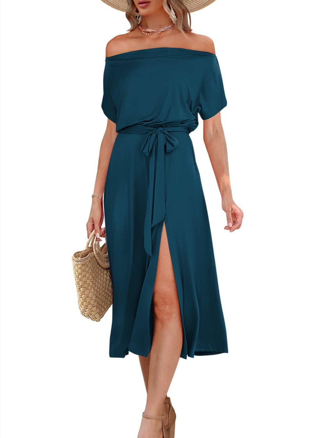 Elegantes Off-Shoulder Sommerkleid – Bild 10 | LuxeStyle
