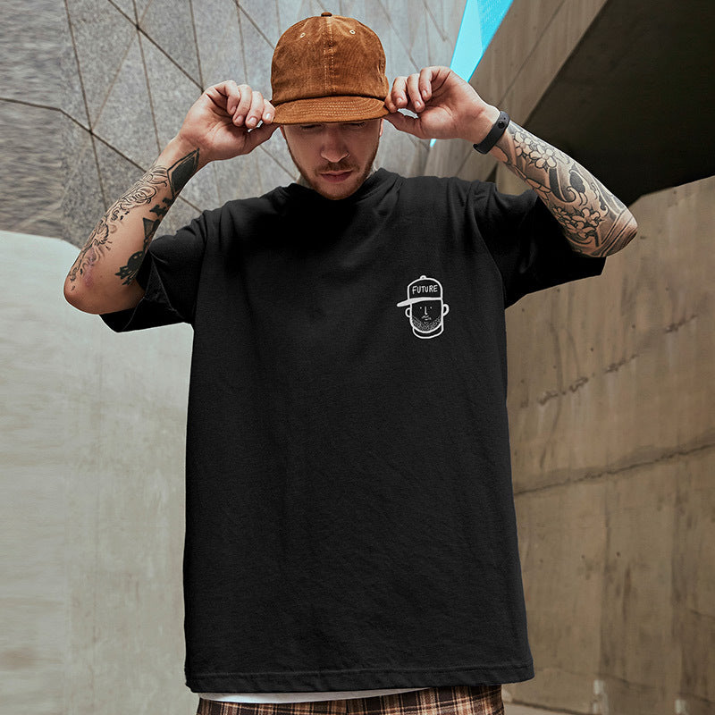 Loose-fit Herren-Shirt im japanischen Stil