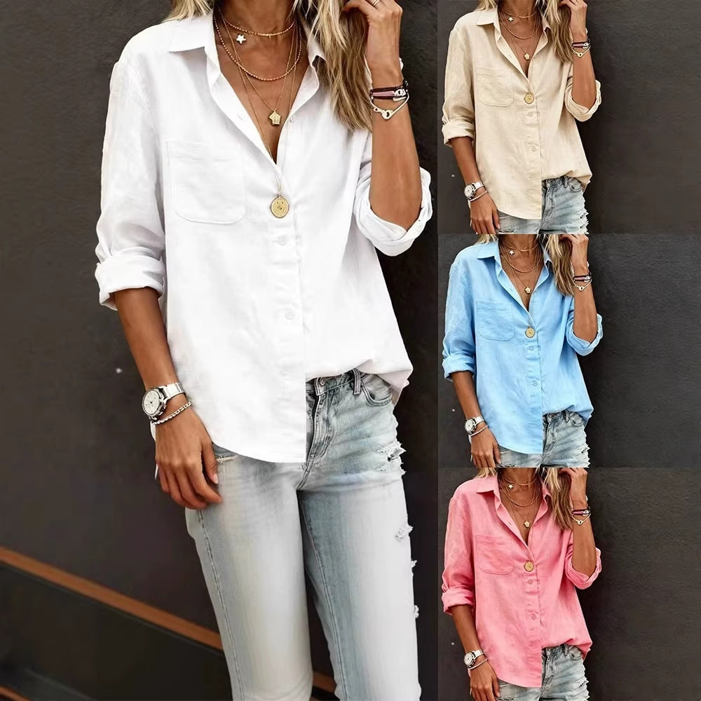 Cardigan aus Baumwolle mit Taschen – Bild 6 | LuxeStyle
