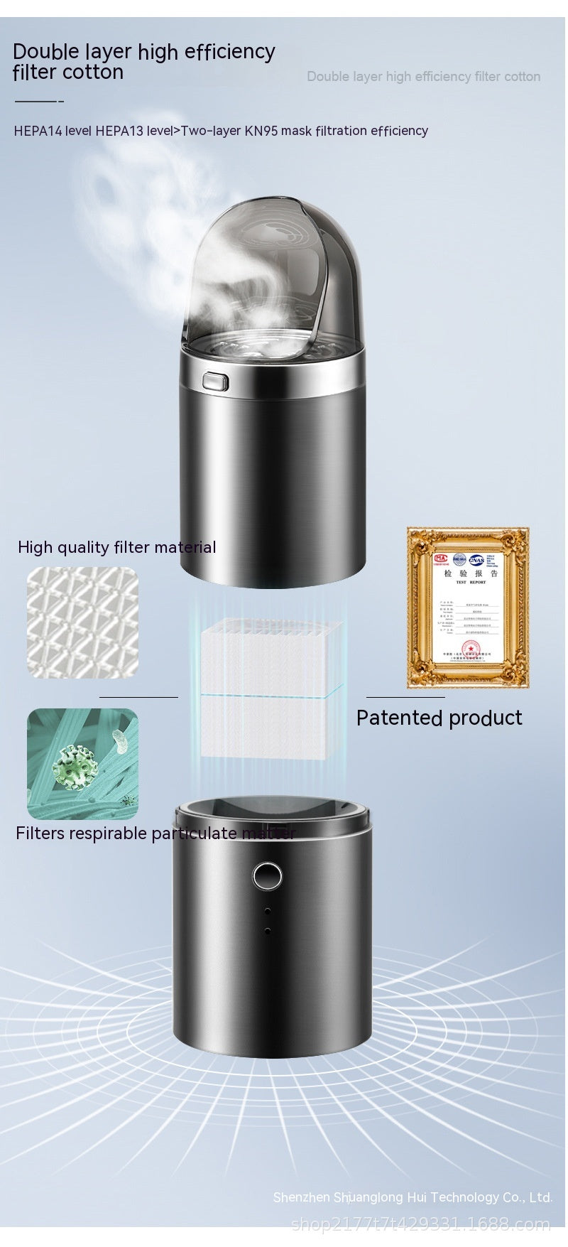 Smarter Aschenbecher mit Luftreiniger für Auto & Zuhause | LuxeStyle