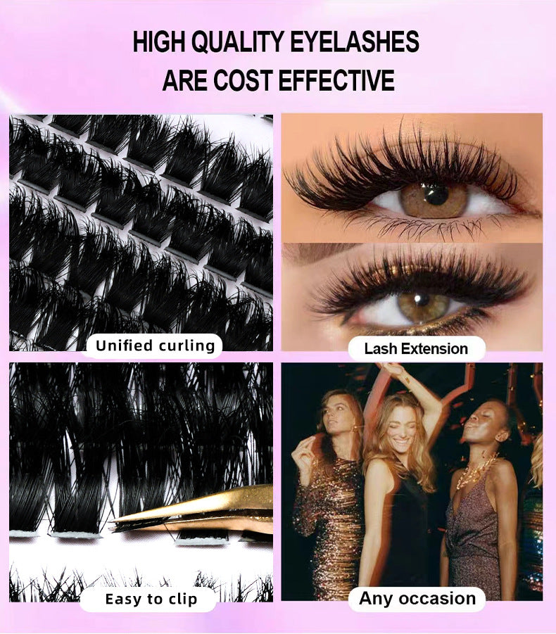 DIY Wimpern Extensions Kit – 280er Cluster – Ansicht 5