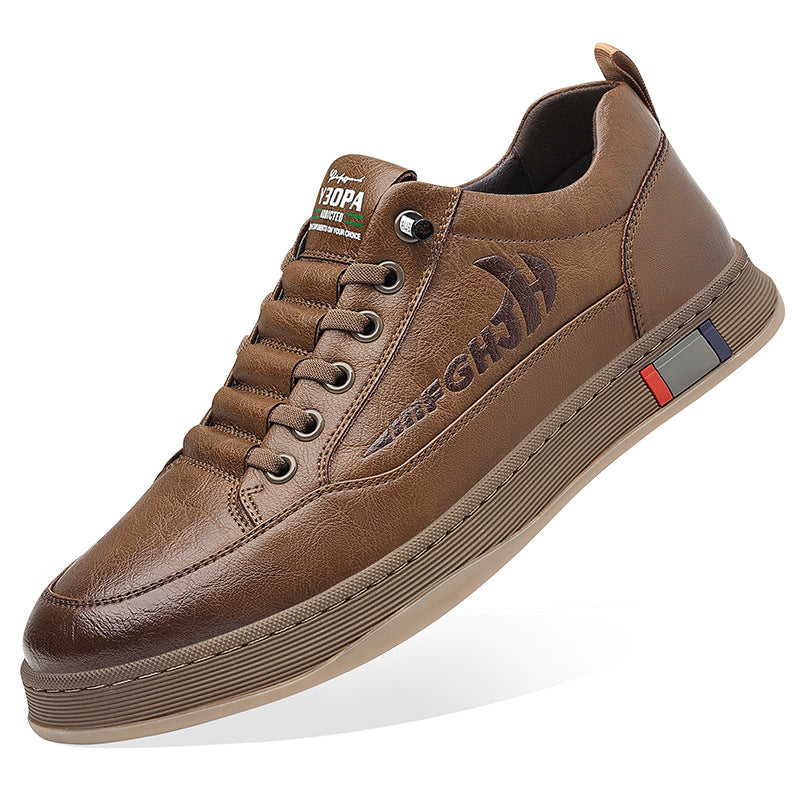 Atmungsaktive Freizeit-Lederschuhe für Herren