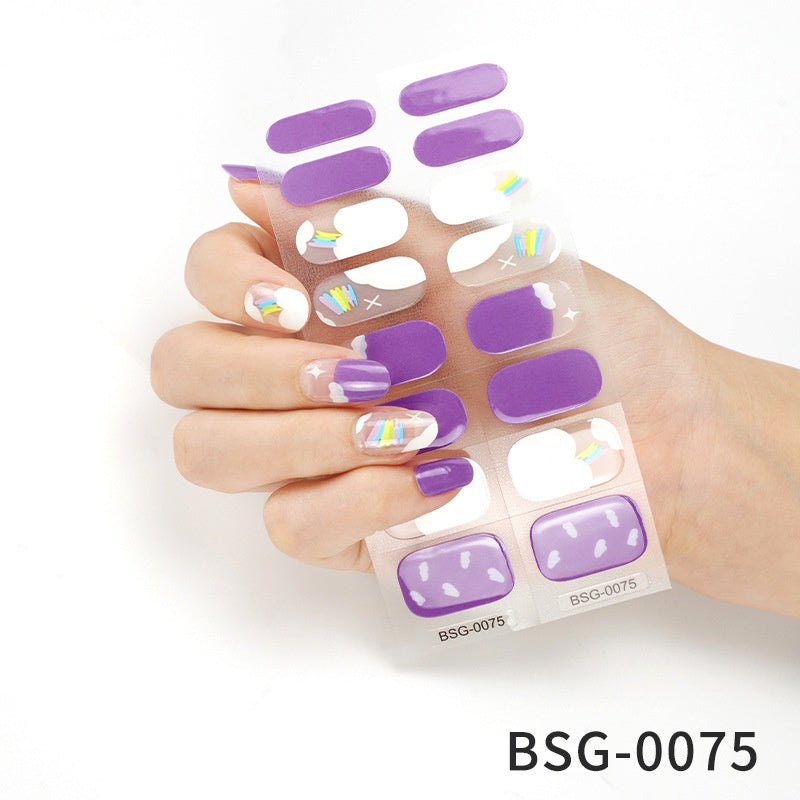 Semi-cured Gel-Nagelsticker 3D-Bronzing – Bild 4 | LuxeStyle