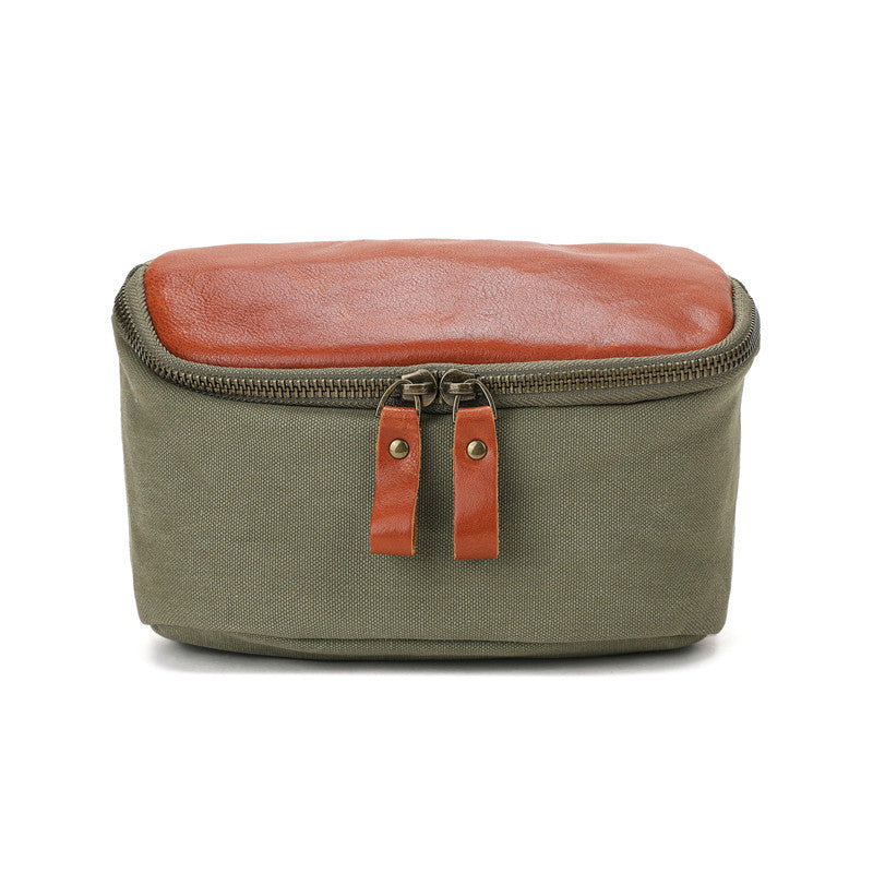 Minimalistische Crossbody Bag aus Baumwoll-Canvas – Ansicht 2