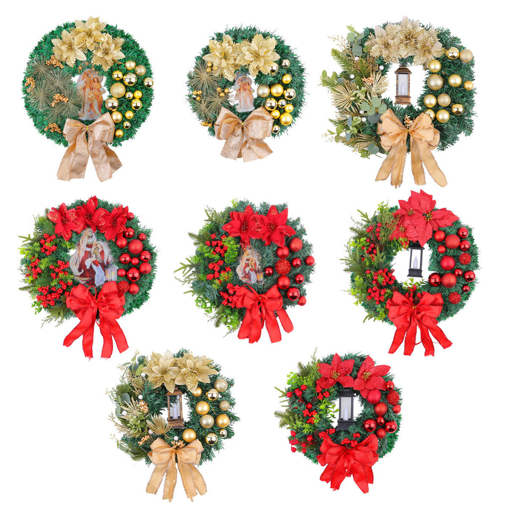 Weihnachtslichtkranz für Tür und Fenster | LuxeStyle