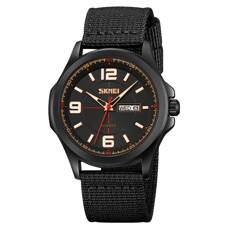 Klassische Herrenuhr, Quarz, rund, Leuchtzeiger – Bild 4 | LuxeStyle
