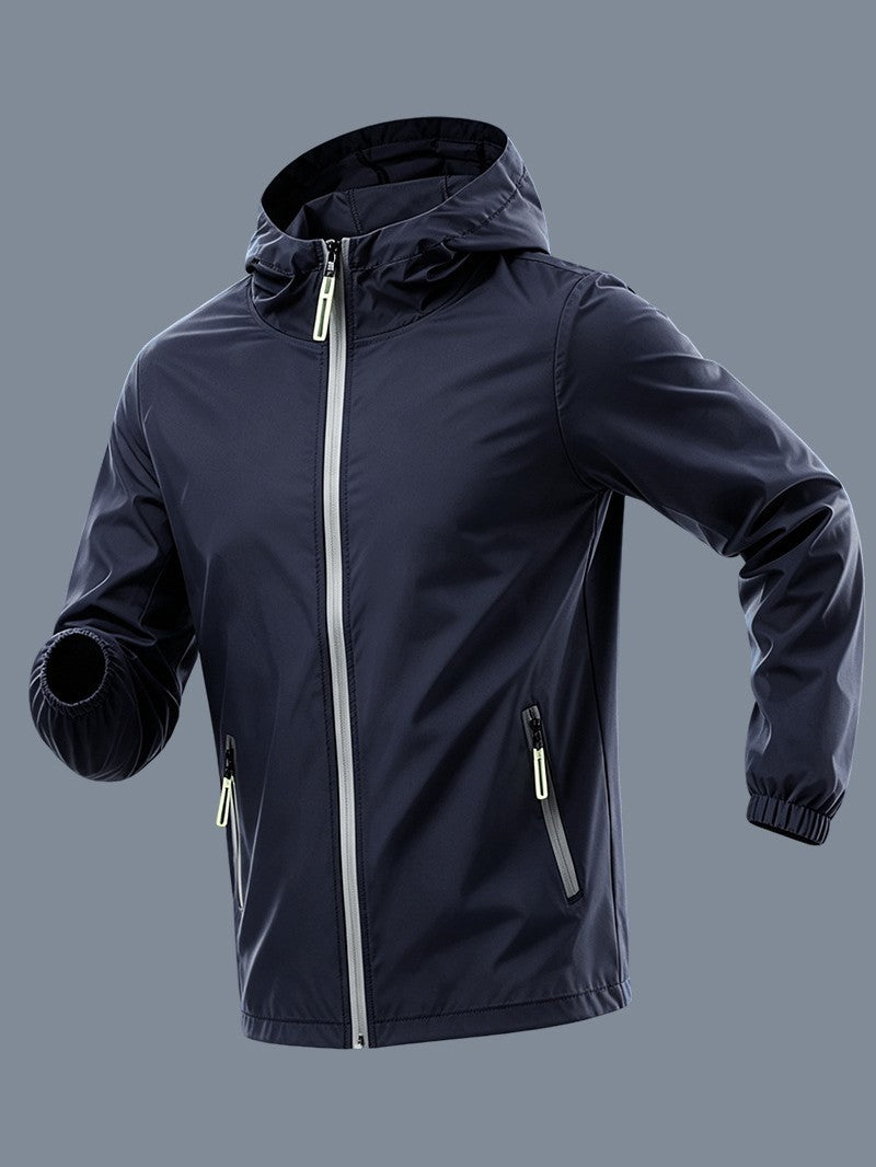 Leichte Outdoor Kapuzenjacke für Herren