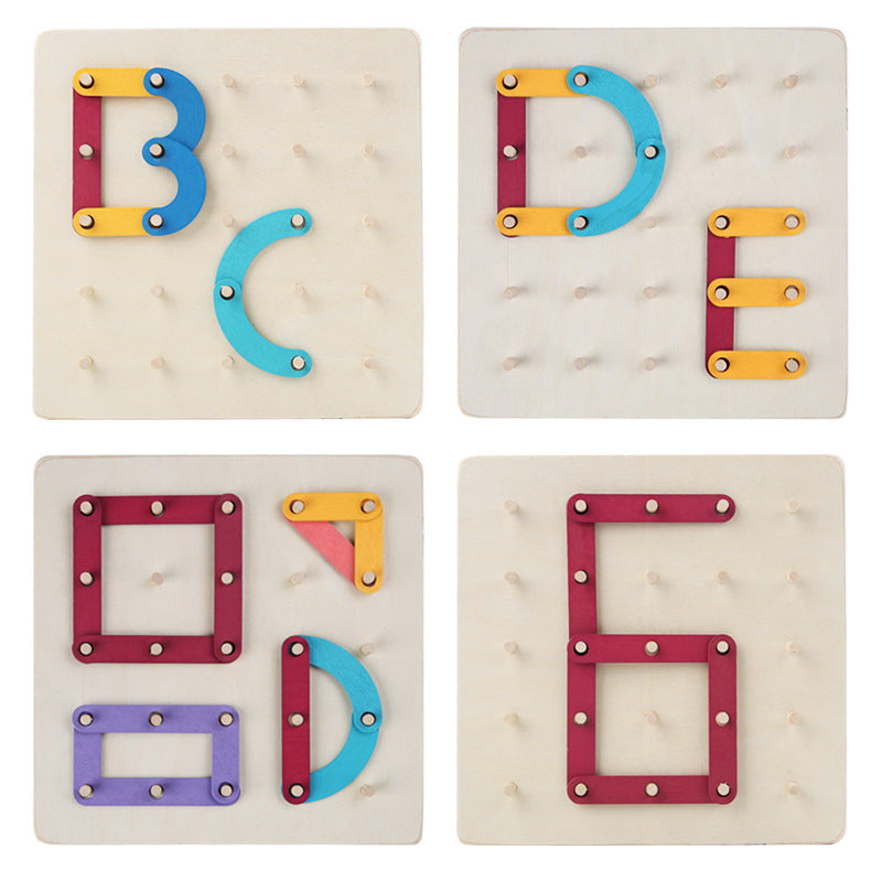 Holz-Steckbrett-Puzzle für Kinder – Bild 7 | LuxeStyle