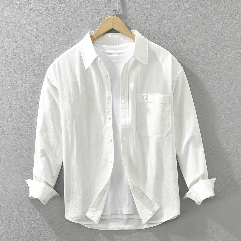 Herren-Langarmshirt im japanischen Stil – Bild 7 | LuxeStyle
