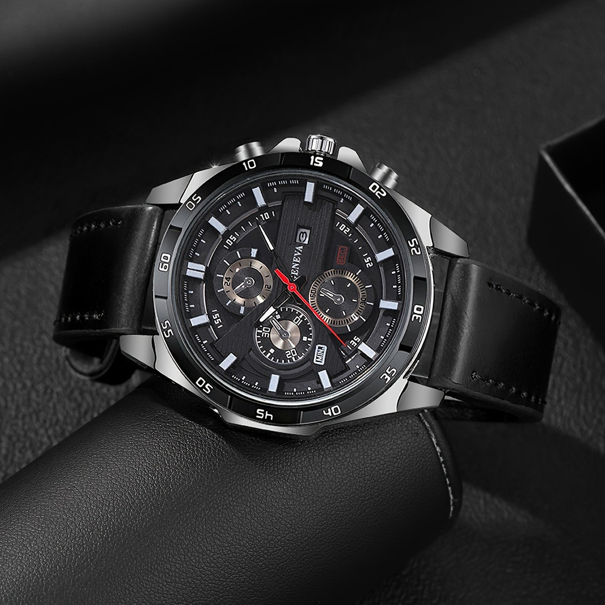 Quarz-Uhr mit Stahlarmband für Herren – Bild 7 | LuxeStyle