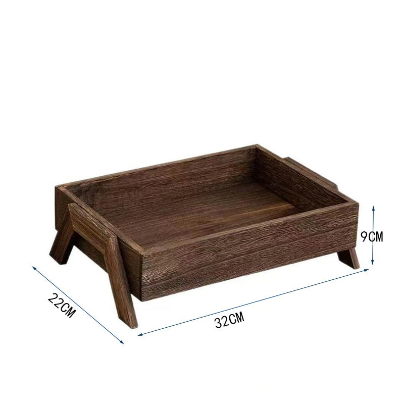 Rechteckiges Holz-Aufbewahrungstablett – Bild 3 | LuxeStyle