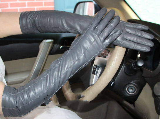 Lederhandschuhe mit Fleecefutter