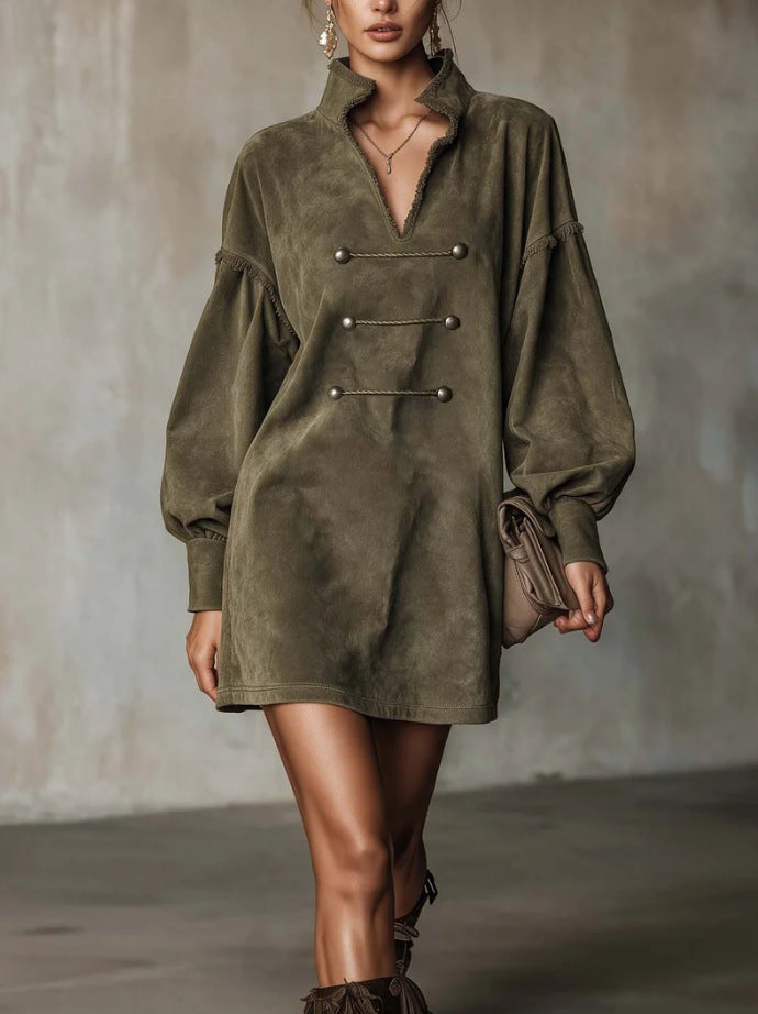 Damen-Minikleid im Retro-Western-Stil – Bild 4 | LuxeStyle