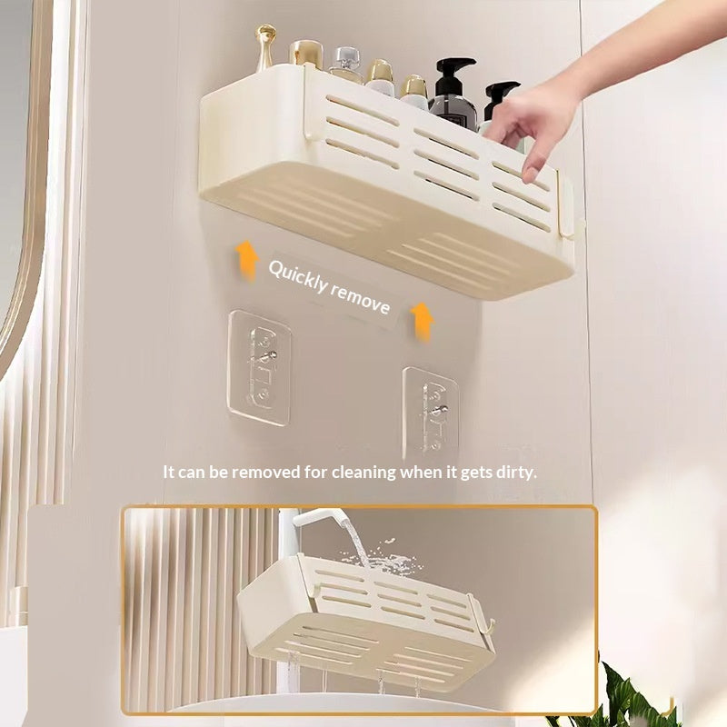 2-Ebenen-Badezimmer-Aufbewahrungsständer aus Aluminium