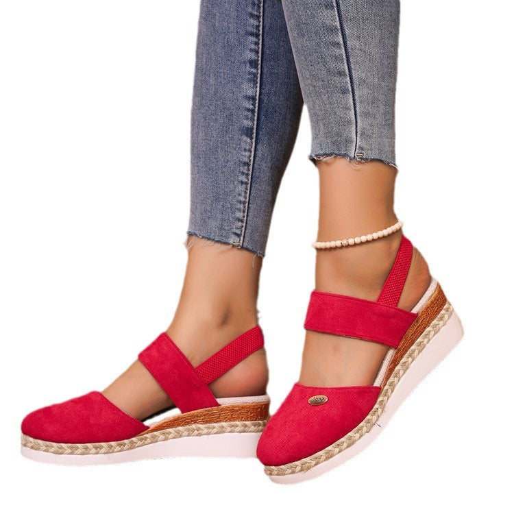 Keilsandalen mit Hanfseil und Gummiband – Bild 4 | LuxeStyle