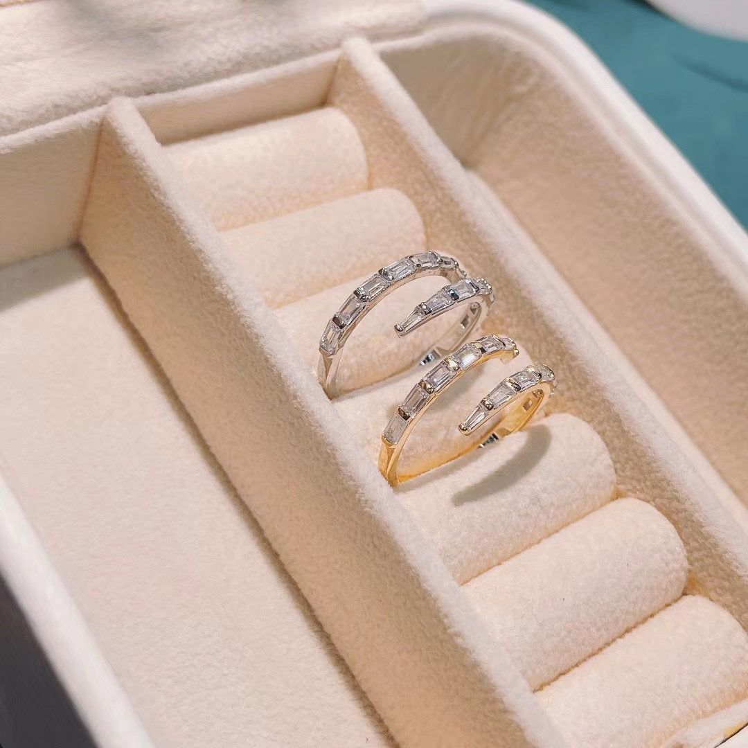 Zirkon-Doppelring – Bild 2 | LuxeStyle