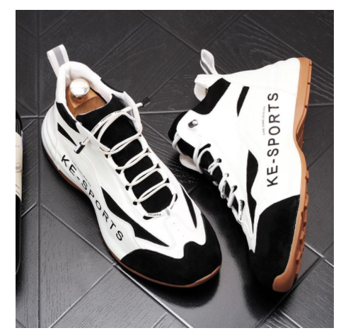 Frosted Personality Youth High-Top Sneaker