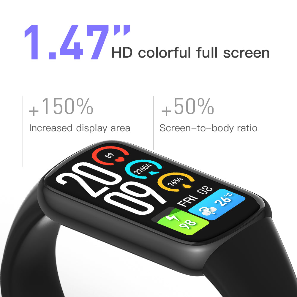 Smartwatch mit Farb-Touchscreen & Blutsauerstoffmessung – Ansicht 4