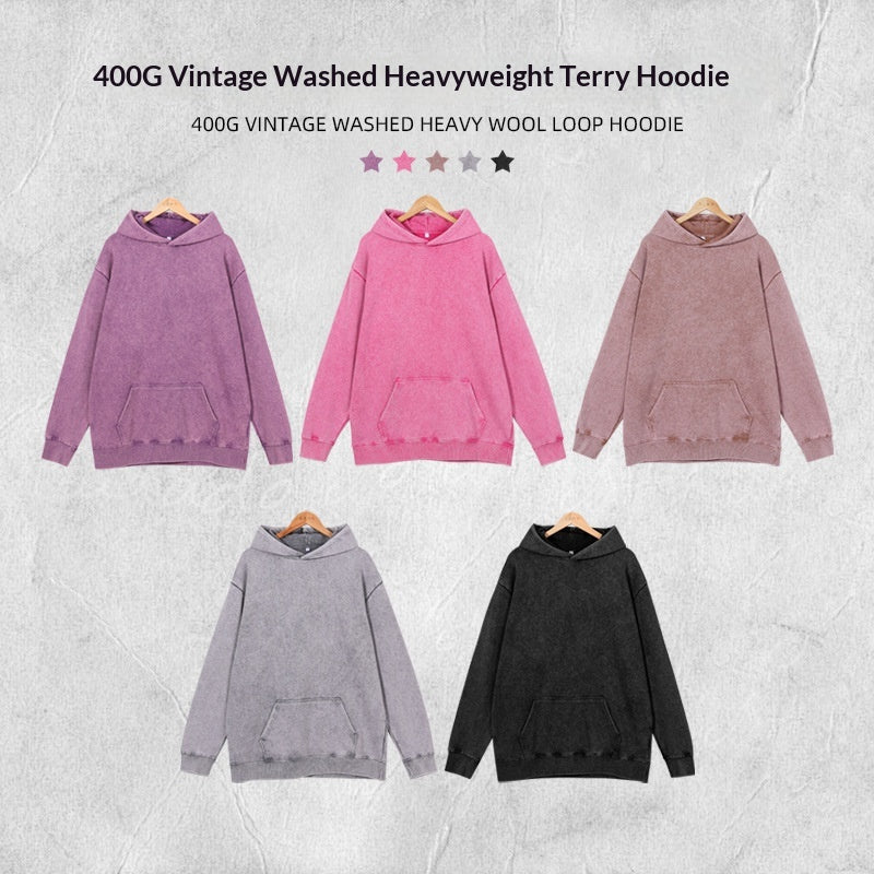 Herren Hoodie im Used-Look