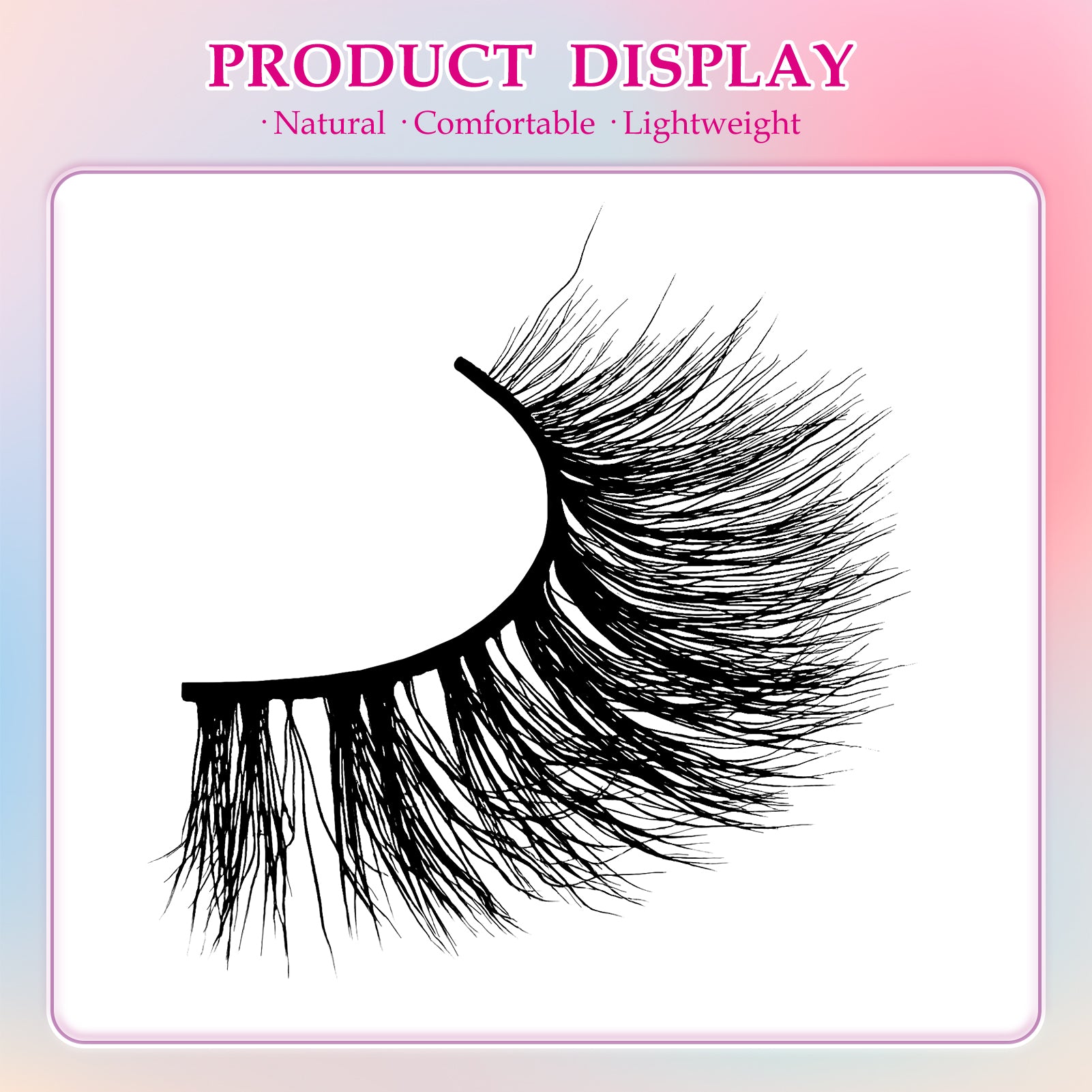 3D Premium Faux Mink Wimpern MK-01