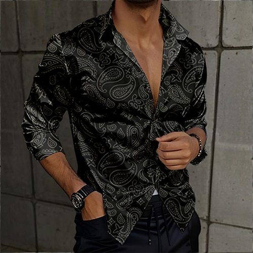 Lässiges 3D-Punktmuster Langarm-Shirt – Bild 3 | LuxeStyle