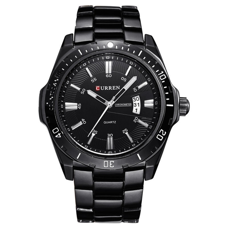 Wasserdichte Herren-Kalenderuhr im Fashion-Stil