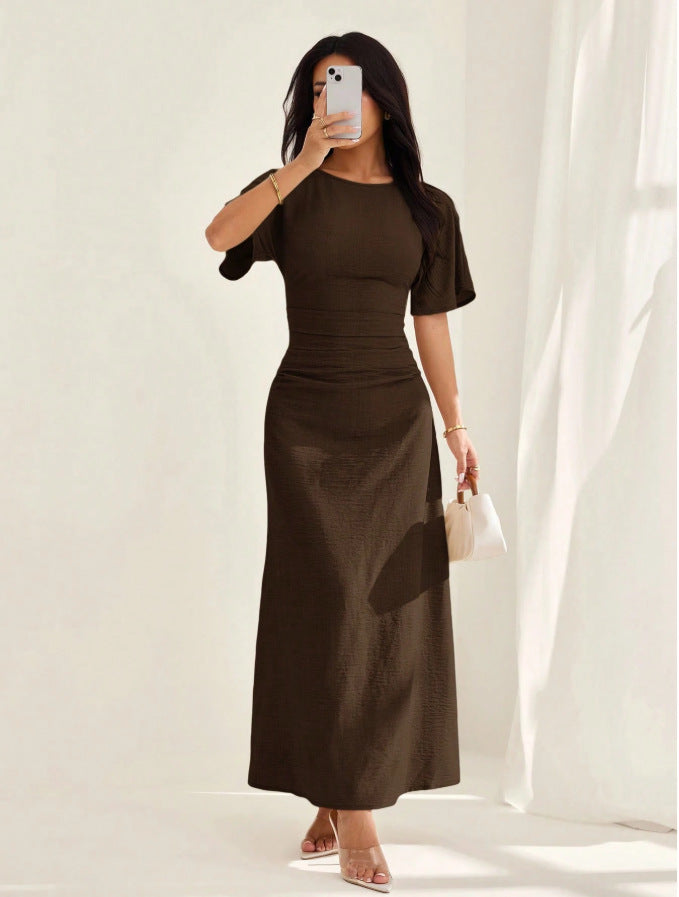 Elegantes Sommerkleid mit Prinzessinnenärmeln