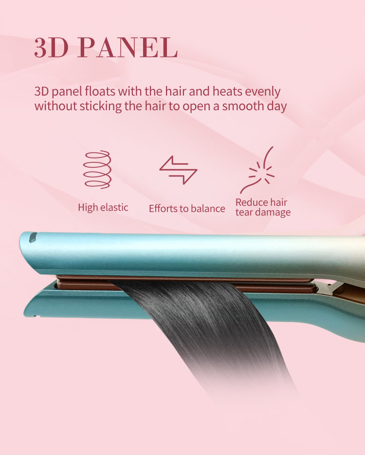 Kabelloser 2-in-1 Lockenstab & Haarglätter – Bild 3 | LuxeStyle