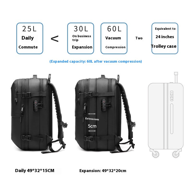 Erweiterbarer Business Rucksack