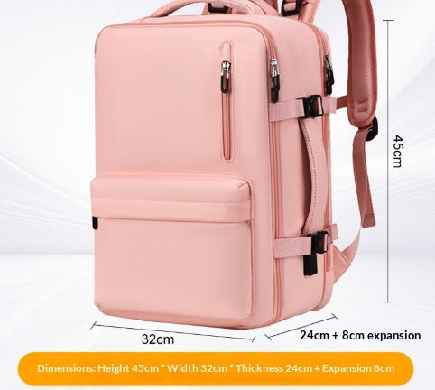 Reise-Rucksack 20–35 L mit Schuhfach – Bild 13 | LuxeStyle