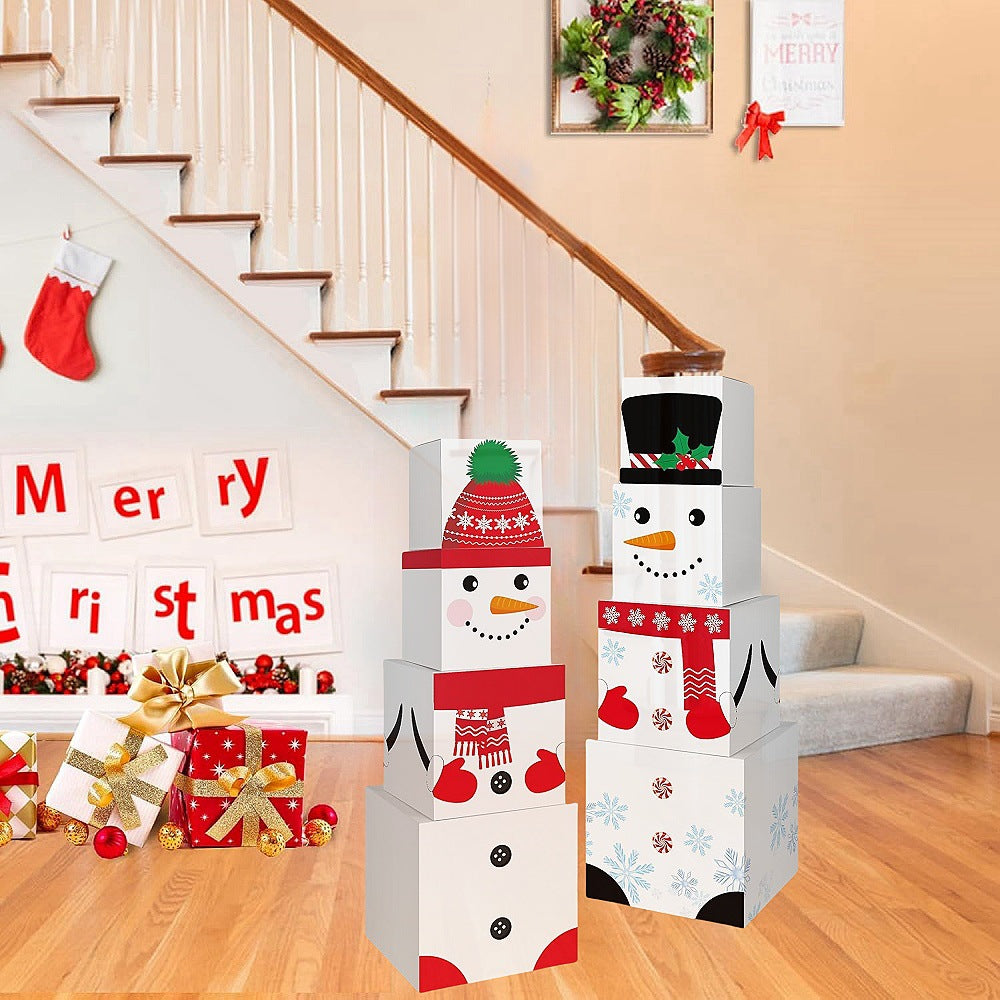 Weihnachts-Schneemann-Dekoration aus Boxen – Bild 5 | LuxeStyle
