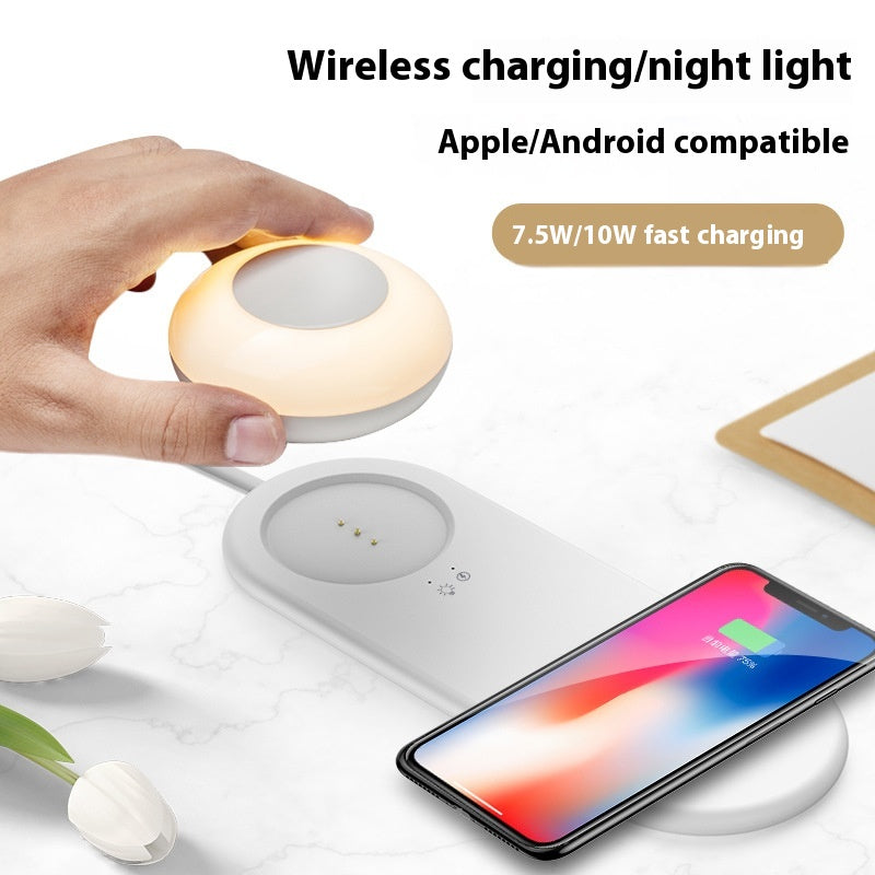 Kabelloses Ladegerät mit LED-Schreibtischlampe
