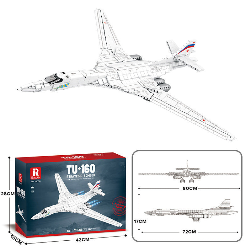 Militär Jet Bausteine Puzzle