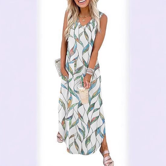 Extra-langes Sommerkleid für die Ferien – Bild 3 | LuxeStyle